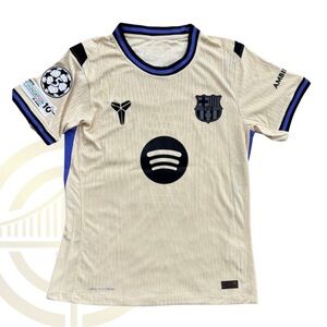 FC Barcelona Nike Cream and Black Jersey
